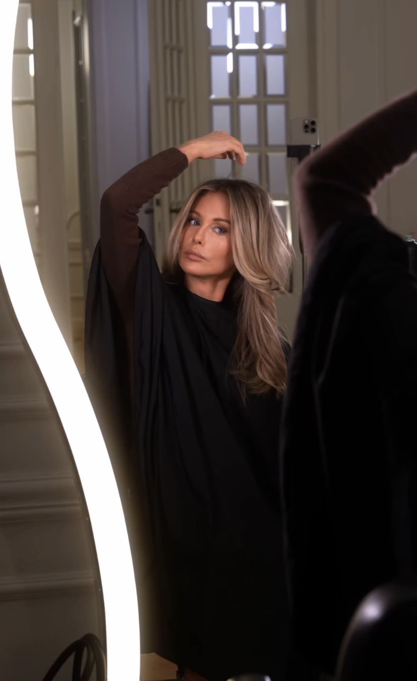 Małgorzata Rozenek u fryzjera