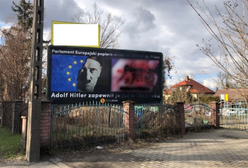 Legnica. Billboard kontrowersyjnej fundacji zniknął. Był na nim Adolf Hitler