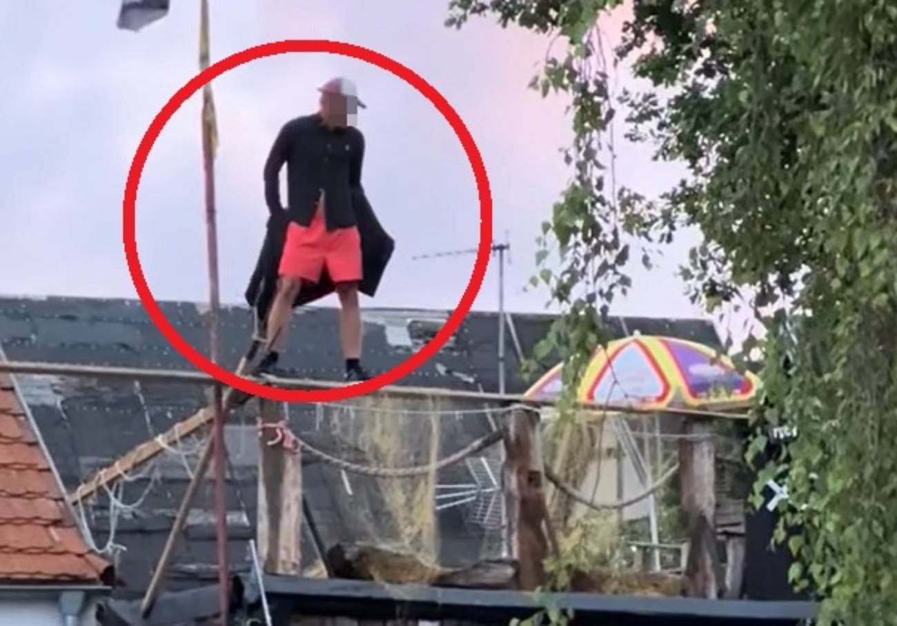 Nagranie z Helu. Mężczyznę zatrzymała policja