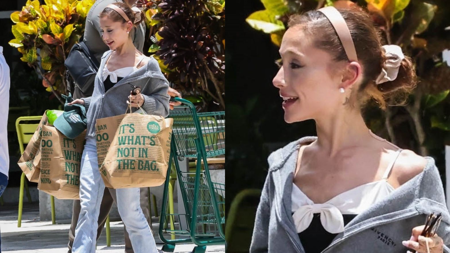 Ultraszczupła Ariana Grande robi zakupy 