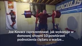 #dziejesiewsporcie: niecodzienne ćwiczenia mistrza świata. Podnosi ciężary o wadze 320 kg