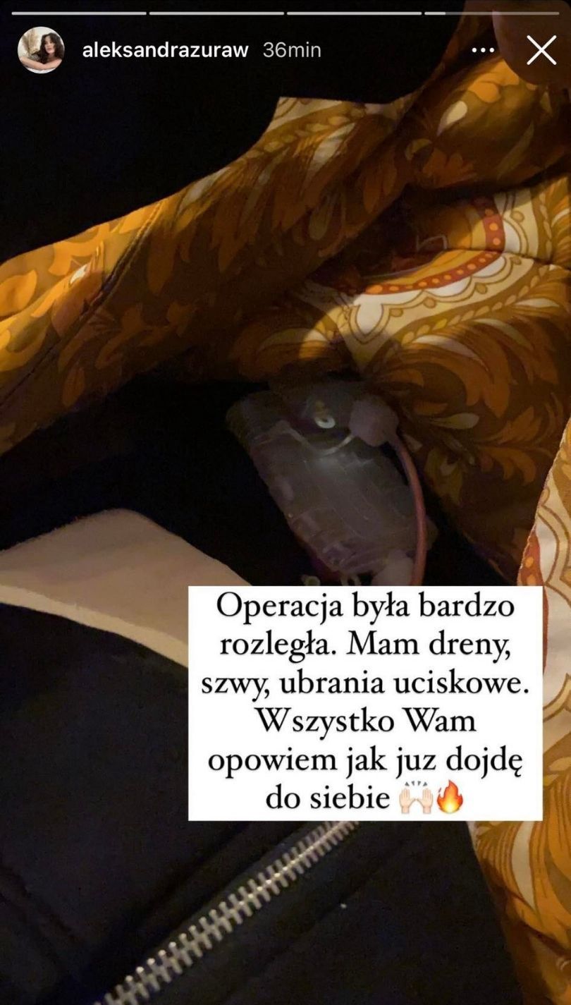 Ola Żuraw przeszła operację!
