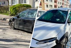 Wiceburmistrz stracił przytomność za kółkiem. Uderzył w auto i dachował