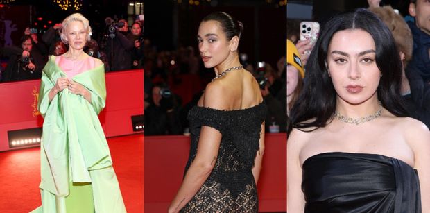 Dua Lipa świeci pośladkami na Festiwalu Filmowym w Berlinie. Wpadły też Pamela Anderson i Charli XCX (ZDJĘCIA)