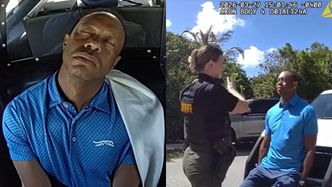 Policja opublikowała nagranie z zatrzymania Tigera Woodsa. Sportowiec PRZYSYPIAŁ W RADIOWOZIE (ZDJĘCIA)