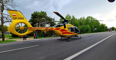 Koszmarny wpadek w Wójcinie. Ciężarną zabrał LPR