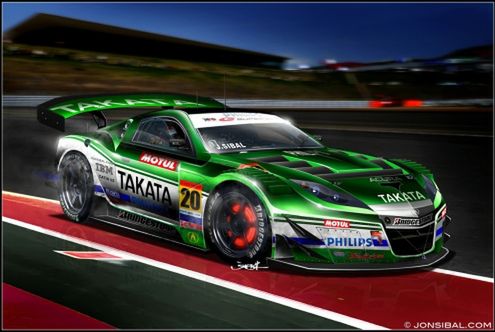 Super GT Honda NSX według Sibala