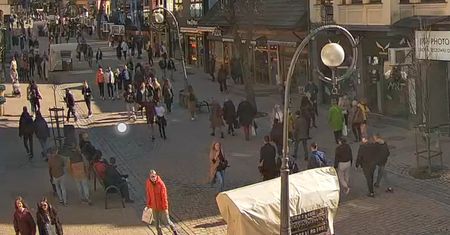 Była godz. 13:39. Ujęcie z Krupówek. Komentarz zbędny