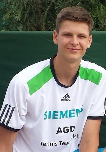17-letni Hubert Hurkacz ma za sobą udany sezon (foto: Siemens AGD Tennis Team Polska)