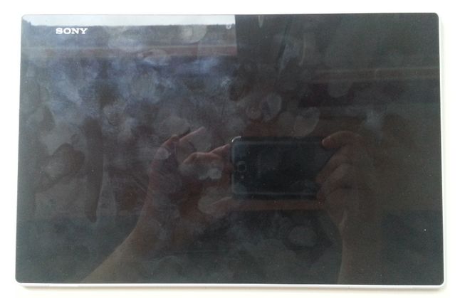 Sony Xperia Tablet Z - brud na ekranie (fot. wł.)