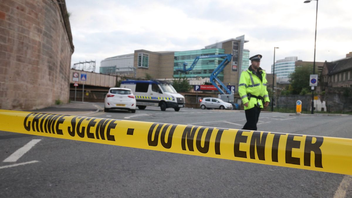 Manchester Arena po zamachu terrorystycznym (23052017)