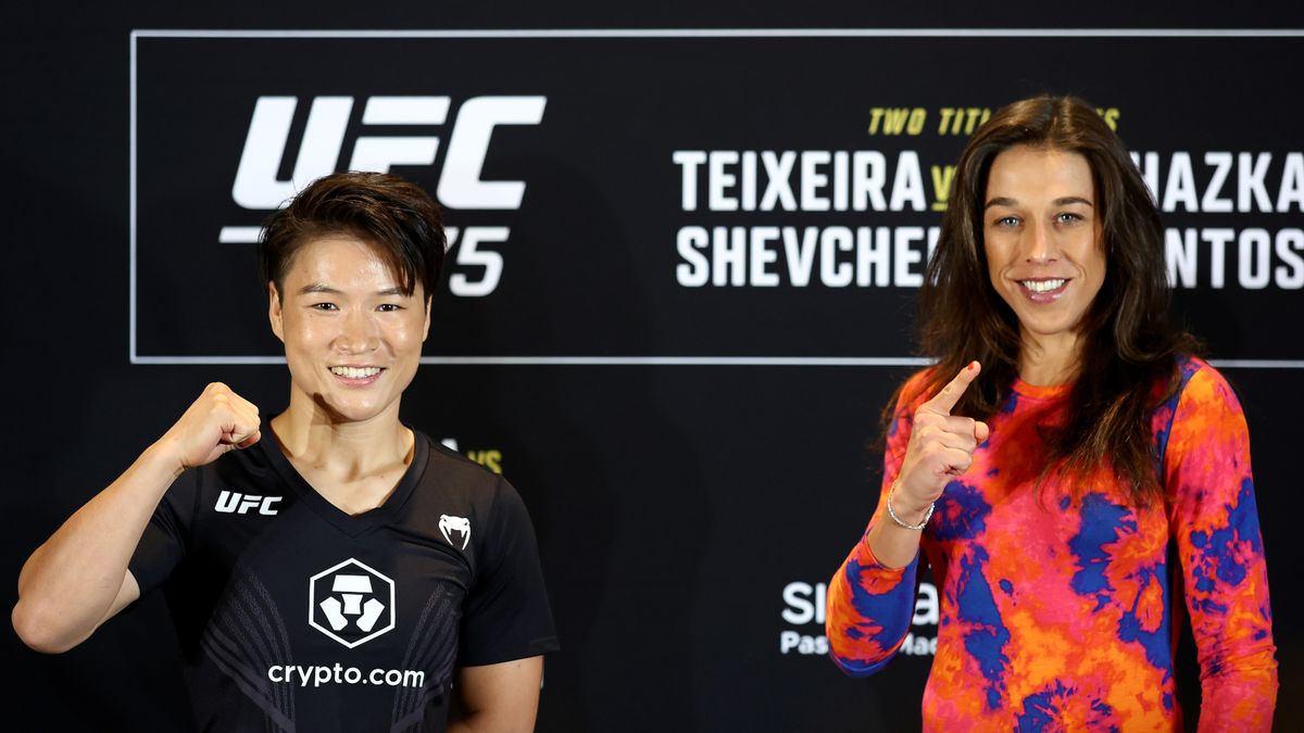 Zdjęcie okładkowe artykułu: Getty Images / Yong Teck Lim / Na zdjęciu: Weili Zhang (po lewej) i Joanna Jędrzejczyk (po prawej)