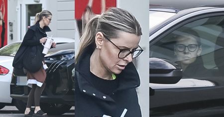 Zmordowana treningiem do "TzG" Mandaryna mknie w klapkach do swojej bryki za 180 tys. zł (ZDJĘCIA)