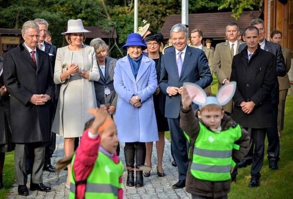 Belgijska Para Królewska zasadziła buki w podwarszawskim Powsinie