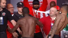 Zadyma na ważeniu przed walką o pas WBO. Mistrz chciał uderzyć rywala (wideo)