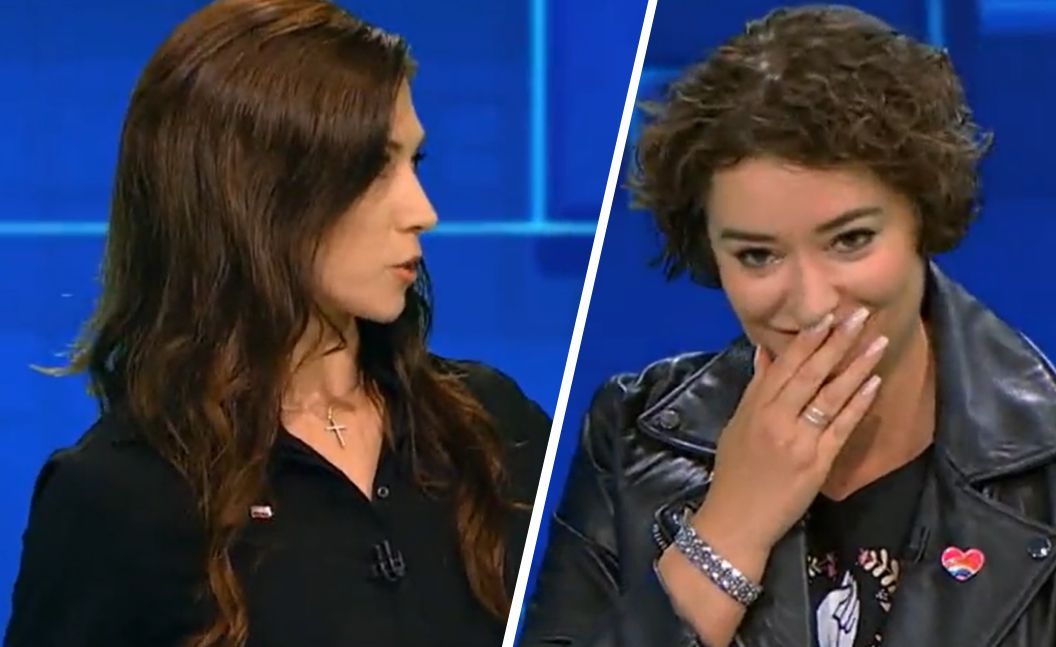 "Pani jest chamką!". Awantura w debacie TVN24