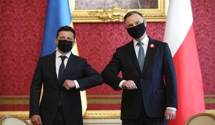 Spotkanie Dudy z Zełenskim. "Ukraina w drodze do UE i NATO"