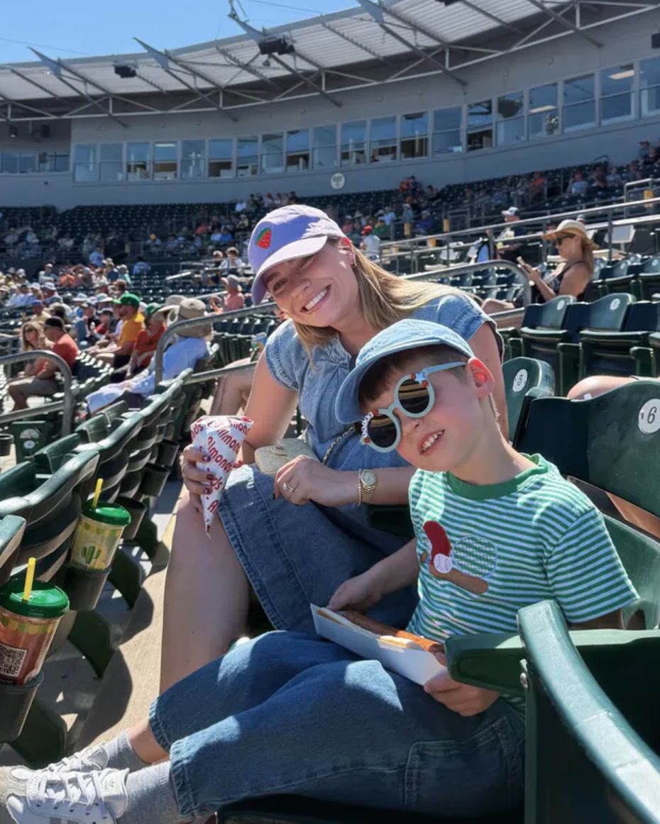 Emilie Kiser z synem