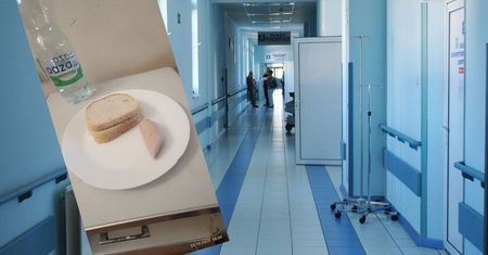 Pokazał szpitalne śniadanie. Internet płacze ze śmiechu