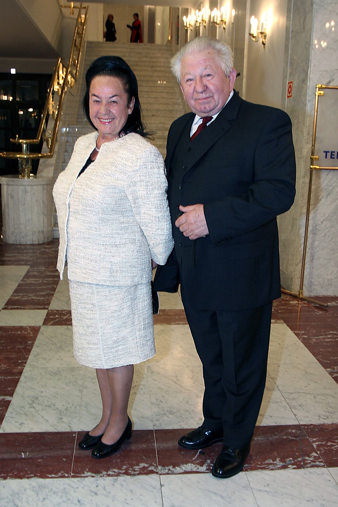 Antoni Gucwiński z żoną