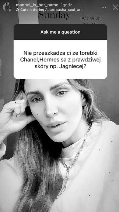Sara Boruc o naturalnych skórach
