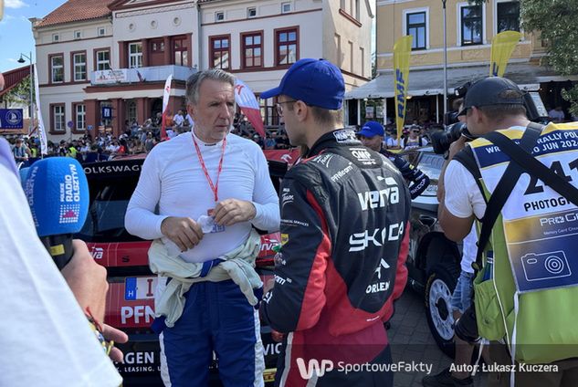 Michał Sołowow przed startem Rajdu Polski w 2024 roku