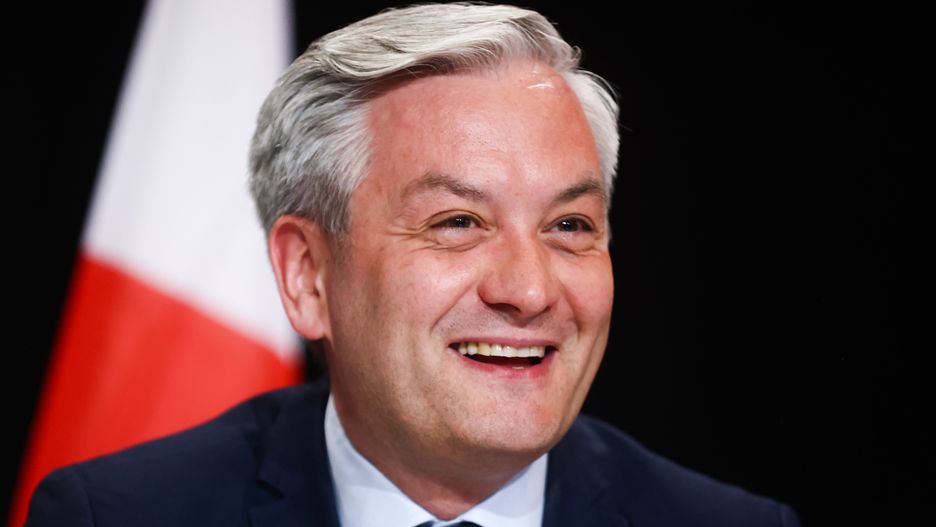 Robert Biedron, MEP, attends the Socialists and Democrats in the European Parliament congress in Krakow, Poland on May 4th, 2023.  (Photo by Beata Zawrzel/NurPhoto via Getty Images)