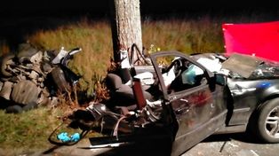 Biała Piska: Tragiczny wypadek. Nie żyje 18-letni kierowca BMW