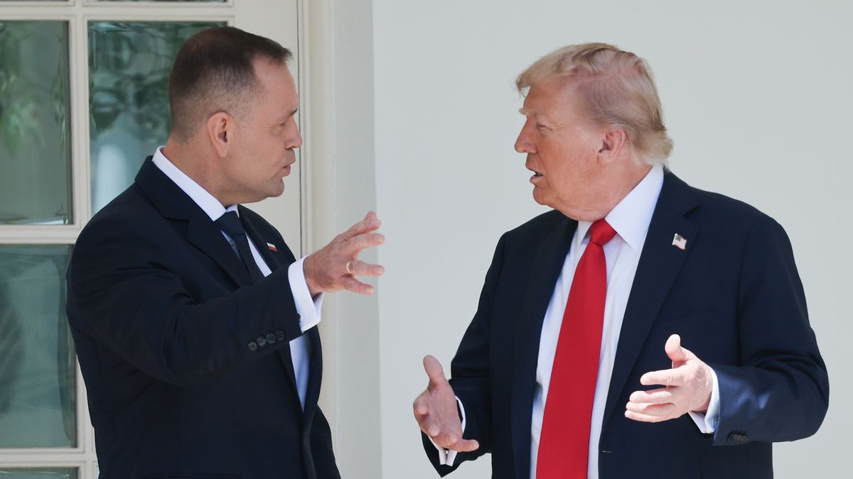 Karol Nawrocki i Donald Trump