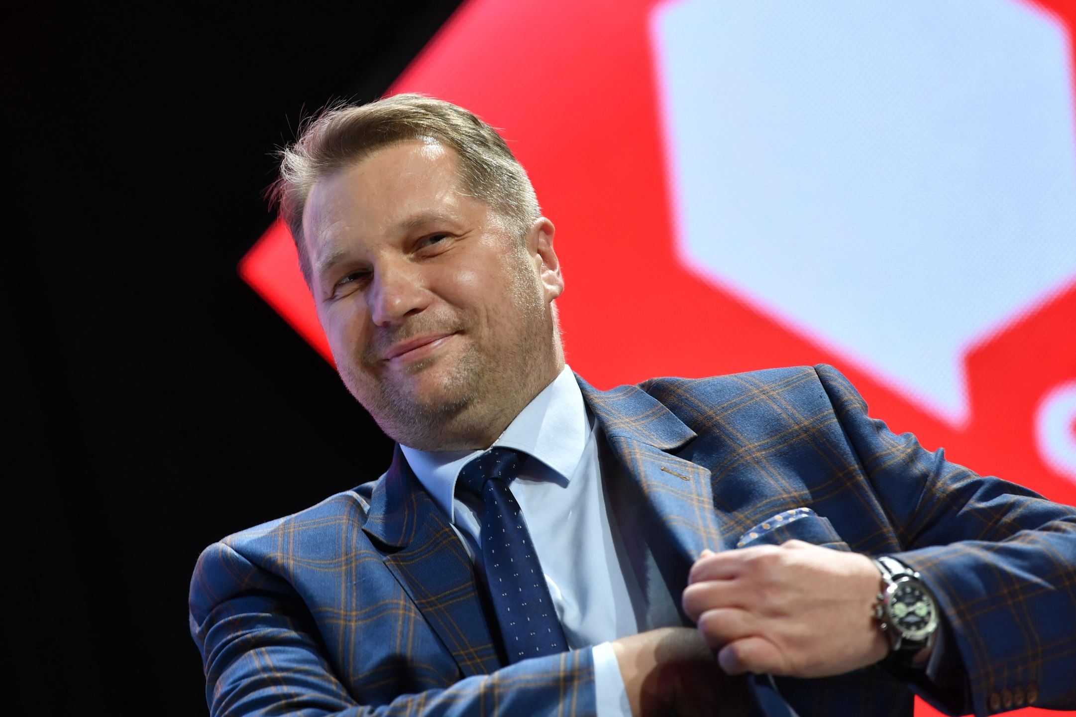 Minister edukacji i nauki Przemysław Czarnek w Gdańsku