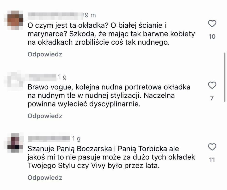 Internauci psioczą na "NUDNE" okładki "Vogue Polska"