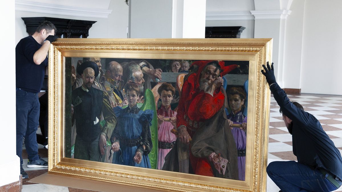 Przekazanie obrazu "Rzeczywistość" Jacka Malczewskiego