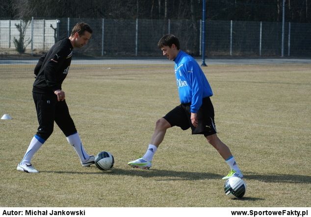 Aleksandar Tonev podczas indywidualnego treningu z Andrzejem Kasprzakiem