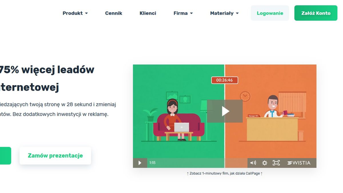 CallPage chwali się 4 tysiacami klientów, w tym m.in Virgin Mobile i Mercedes.