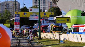 Incydent na trasie Tour de Pologne. Był problem z przejazdem