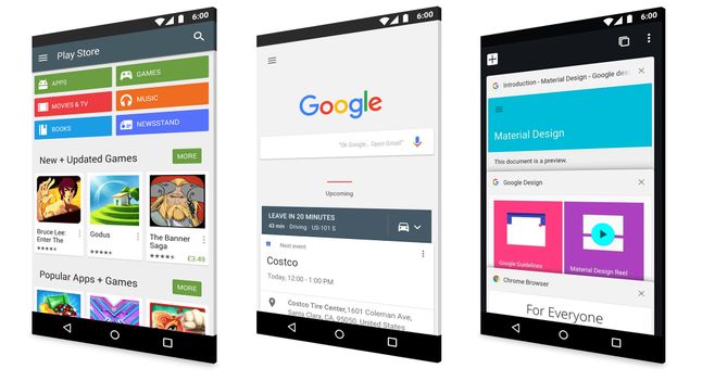Aplikacje Google'a - Google Play, Google Search, Google Chrome