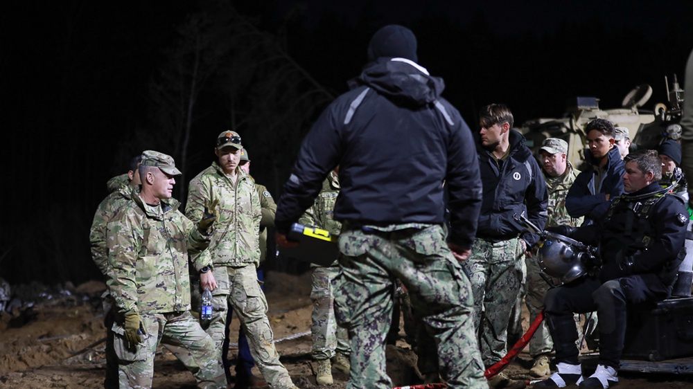 Operacja ratunkowa na poligonie w Podbrodziu