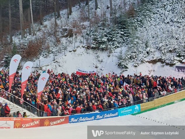 Tłumy kibiców podczas konkursu duetów w Wiśle