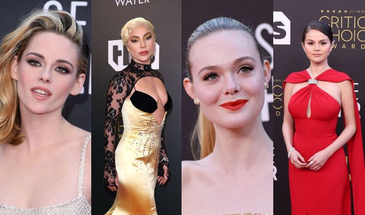 Tłum gwiazd na Critics Choice Awards: Lady Gaga, Kristen Stewart, Selena Gomez, Elle Fanning... (ZDJĘCIA)