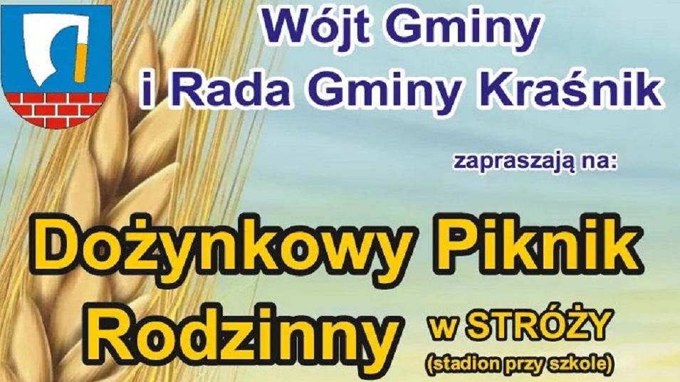 Dożynki Gminy Kraśnik w Stróży 2022
