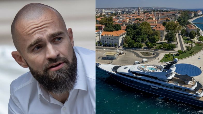 Sebastian Kulczyk i jego luksusowy jacht u wybrzeży Chorwacji