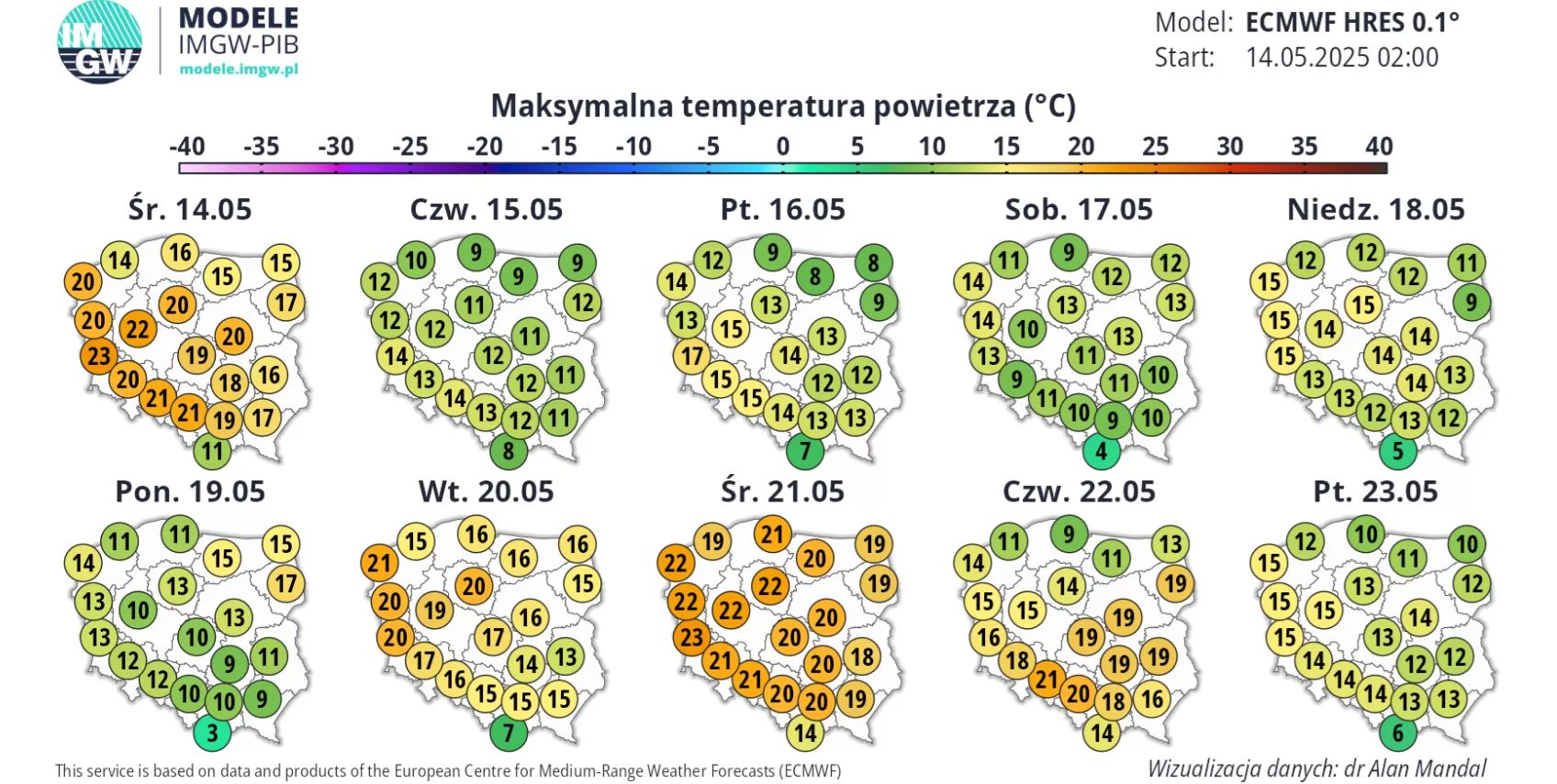 Kiedy poprawa pogody w maju 2025?