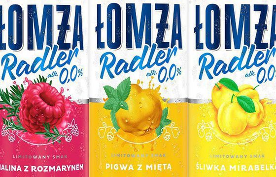 Łomża Radler 0% w trzech nowych smakach