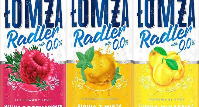 Łomża Radler 0% w trzech nowych smakach
