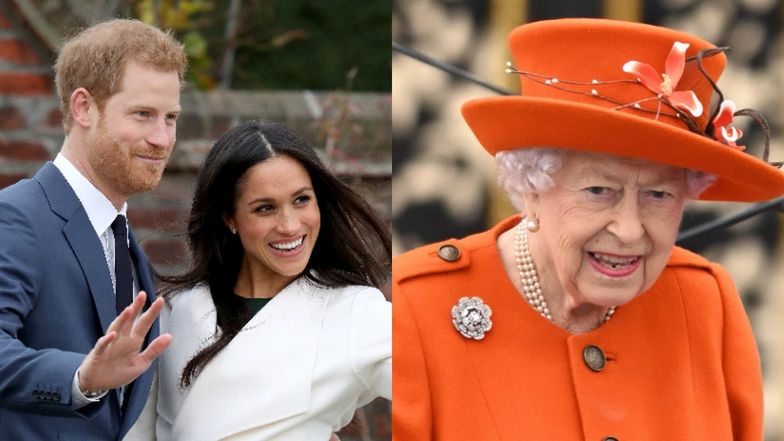 Książę Harry i Meghan Markle odwiedzili królową Elżbietę