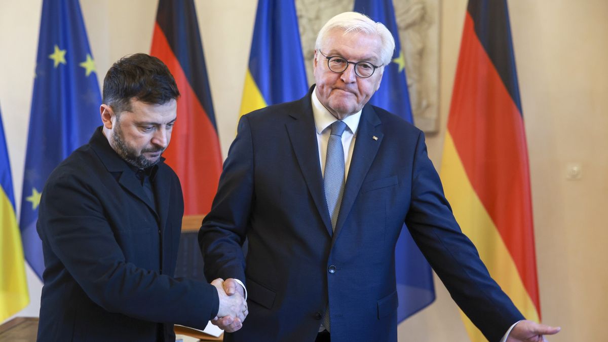 Zełenski spotkał się z prezydentem Niemiec Frankiem-Walterem Steinmeierem