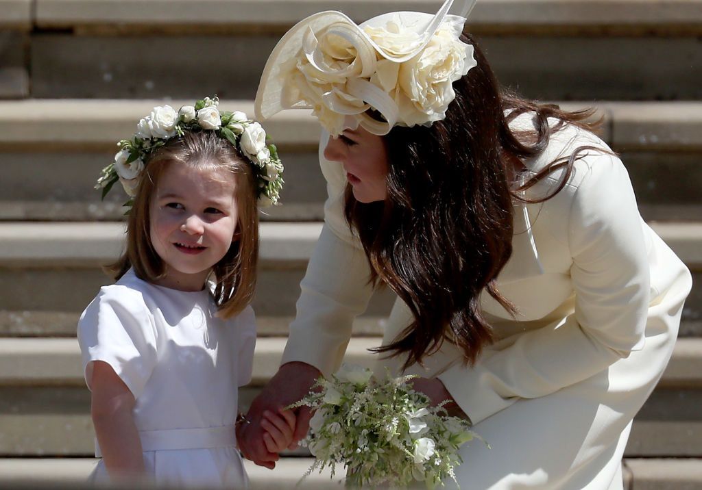 Księżniczka Charlotte z mamą