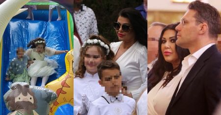 Tak wyglądała komunia córki Iwony Węgrowskiej: była odpicowana mama i zjeżdżalnia dmuchana