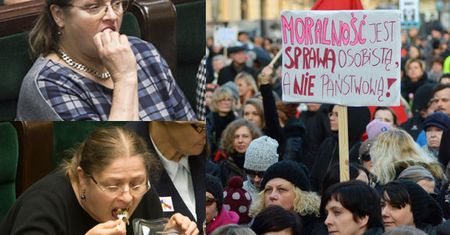 Pawłowicz o protestujących Polkach: "Zachowują się jak ulicznice. Infantylne pajacowanie wykolejonych kobiet"