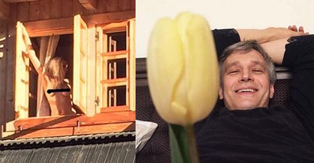 Michał Żebrowski pokazał nagie zdjęcie żony! "Wieszamy flagę" (FOTO)